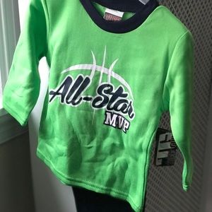 Toddler boys 2 piece sweatsuit